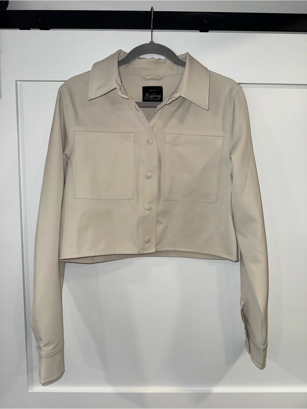 BuffBunny Cream Cropped Jacket